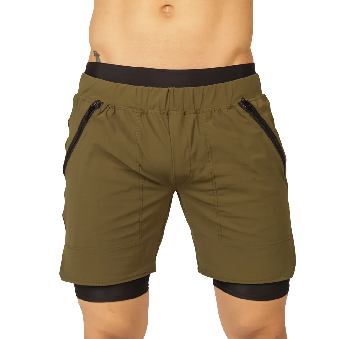 SPORTY GREEN SHORT - Gigo Underwear Colombia