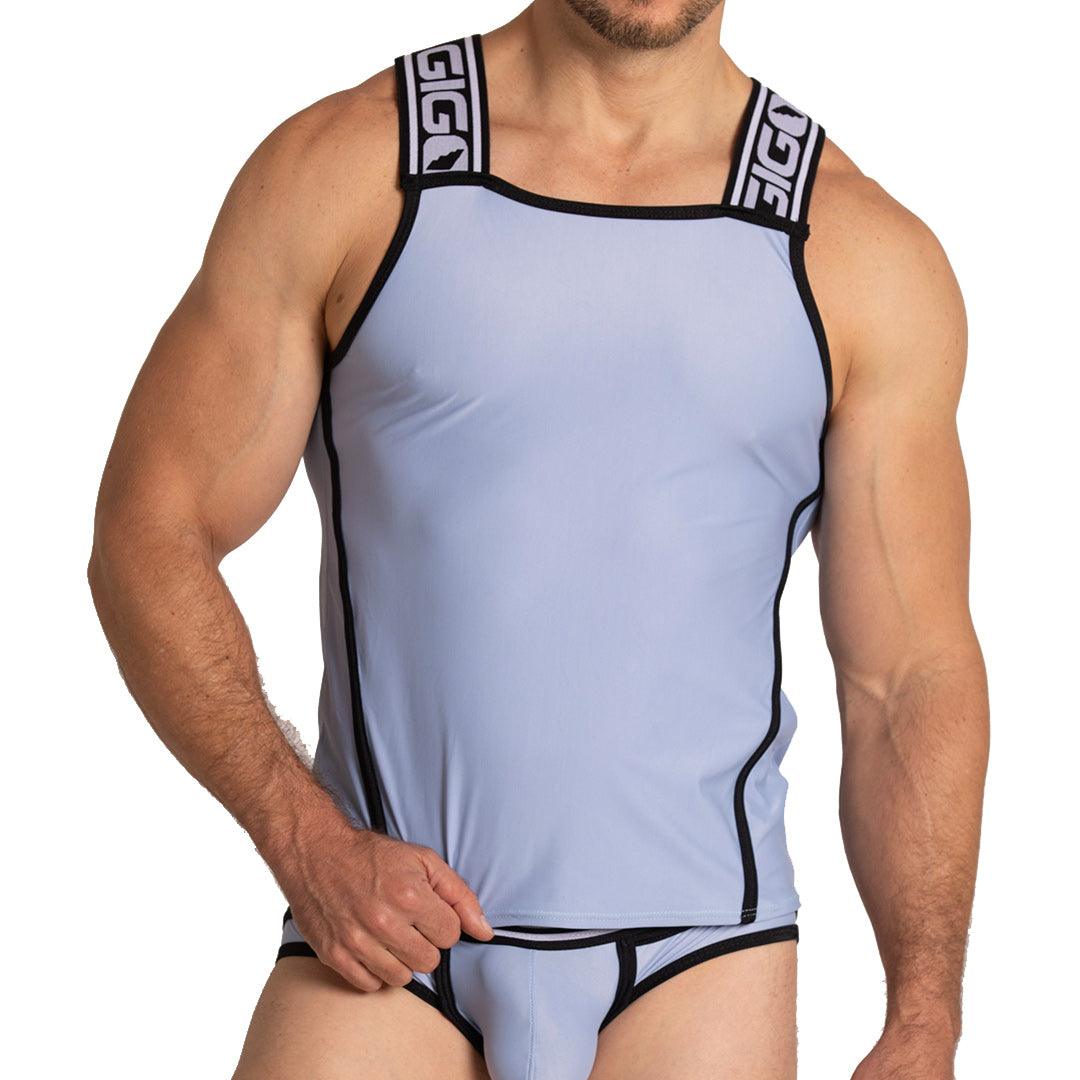 STYLE BLUE TANK - Gigo Underwear Colombia