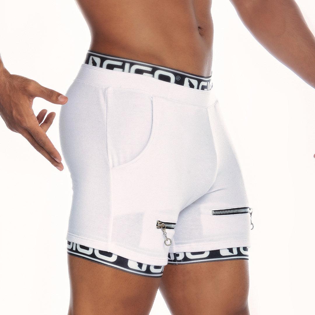 TROPIXX WHITE SHORT - Gigo Underwear Colombia