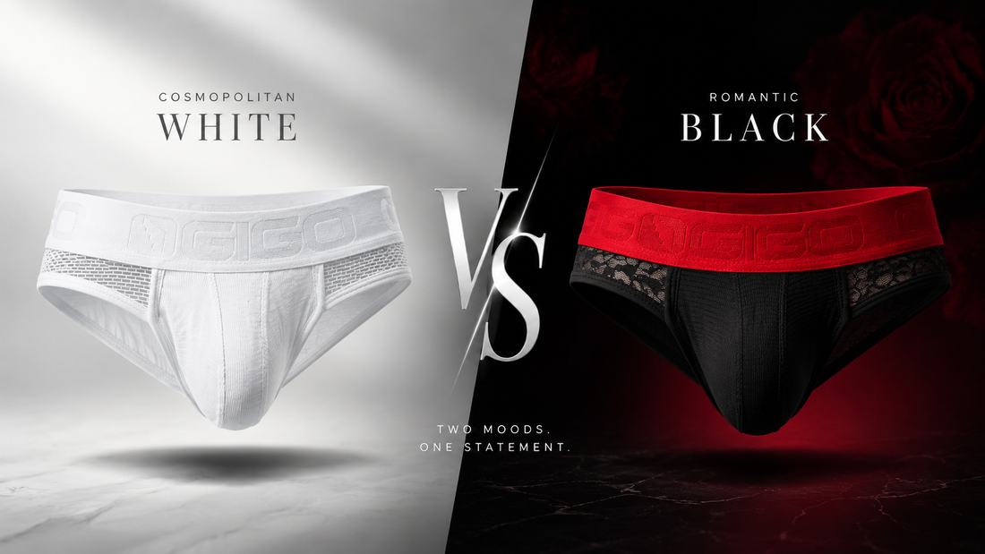 Jockstrap de moda Gigo Underwear en fucsia con pretina marcada, pouch de soporte y diseño moderno de tiras para comparar jockstrap deportivo vs jockstrap de moda.