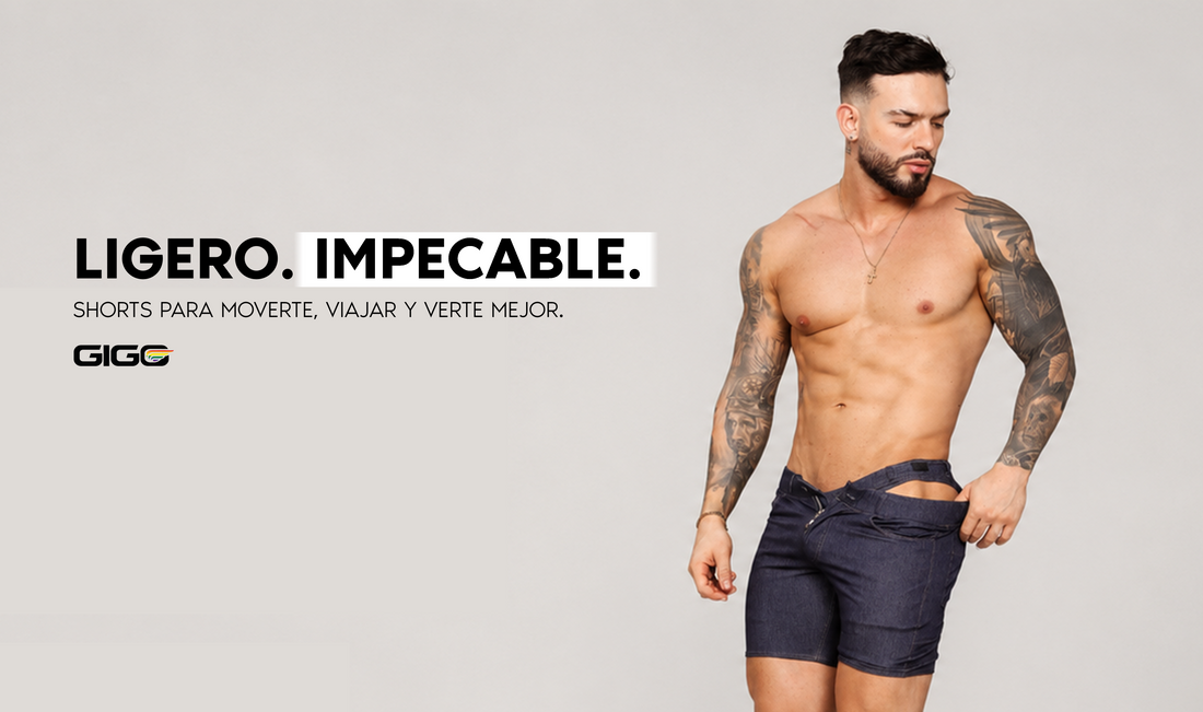 Shorts para hombre para movimiento y viajes | Gigo Underwear