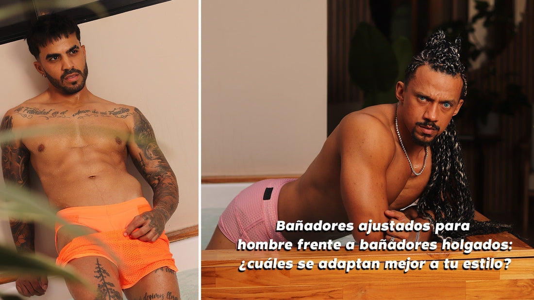 hombre swim briefs vs swim trunks comparacion estilo playa gigo underwear