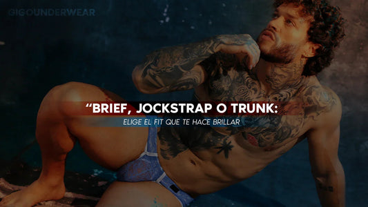 Ropa interior masculina Gigo Underwear BRIEF JOCKSTRAP TRUNK guía de fit.