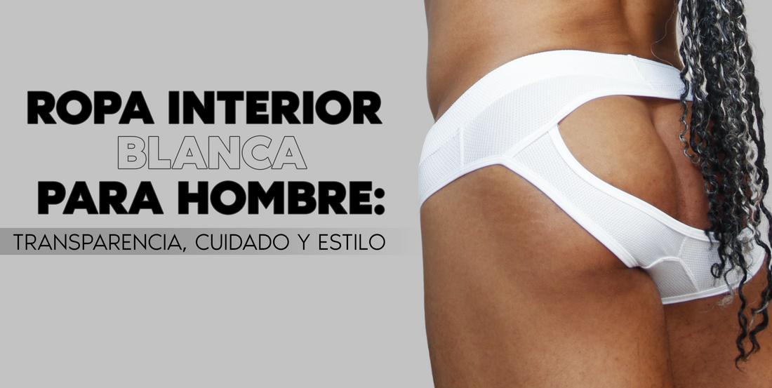 Cookie White Brief de Gigo en tela blanca gruesa y no transparente