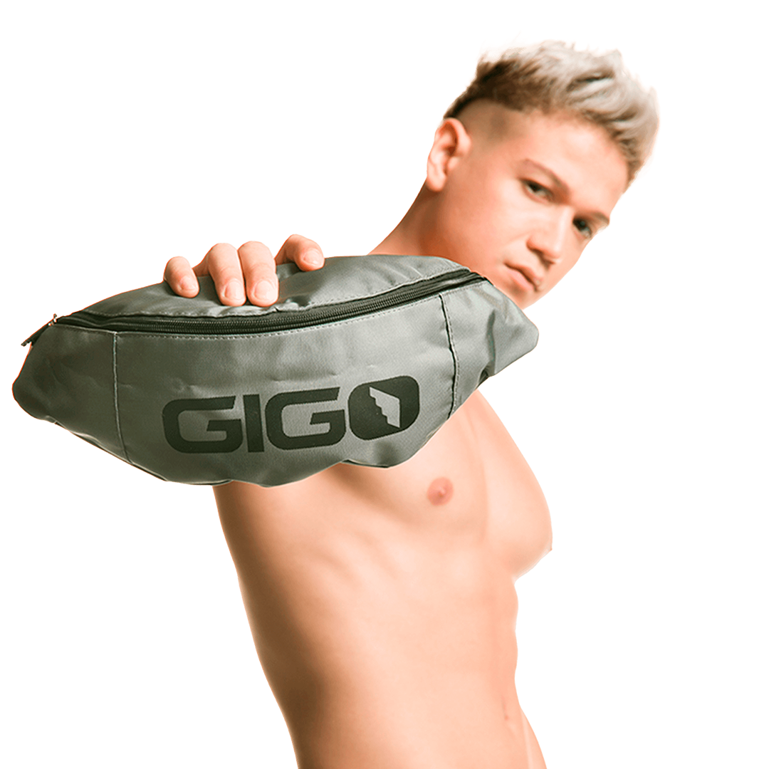 Riñonera gris Gigo para hombre de Gigo Underwear
