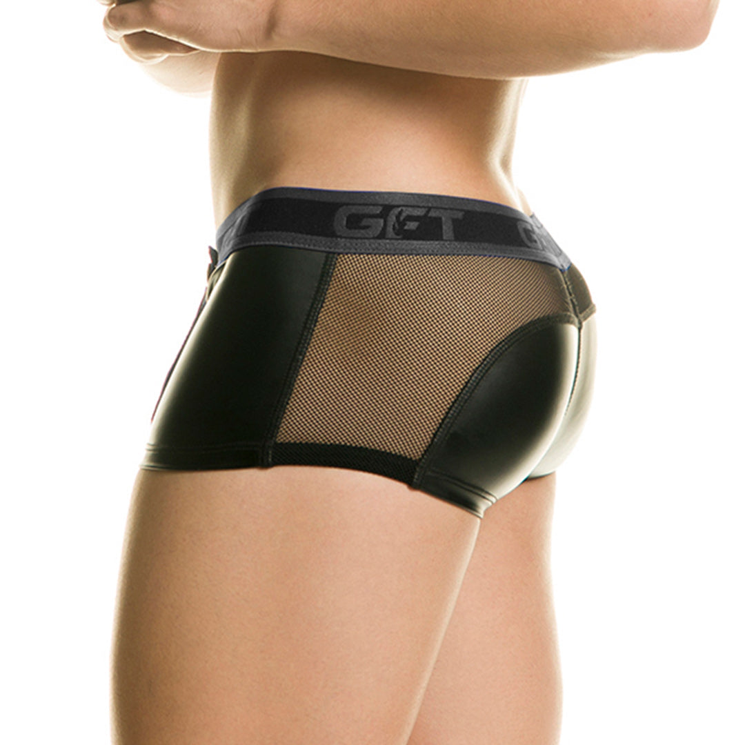 1 Fetiche Black Trunk vista frontal de Gigo Underwear