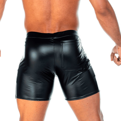 2 Fetiche Black Short vista posterior de Gigo Underwear