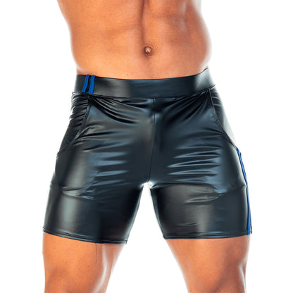 2 Fetiche Blue Short vista frontal de Gigo Underwear