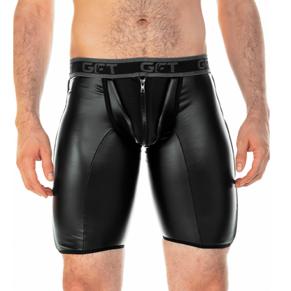 2 Fetiche Black Zipper Trunk Long de Gigo Underwear