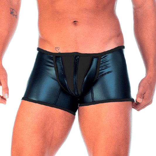 2 FETICHE BLACK ZIPPER TRUNK - Gigo Underwear Colombia