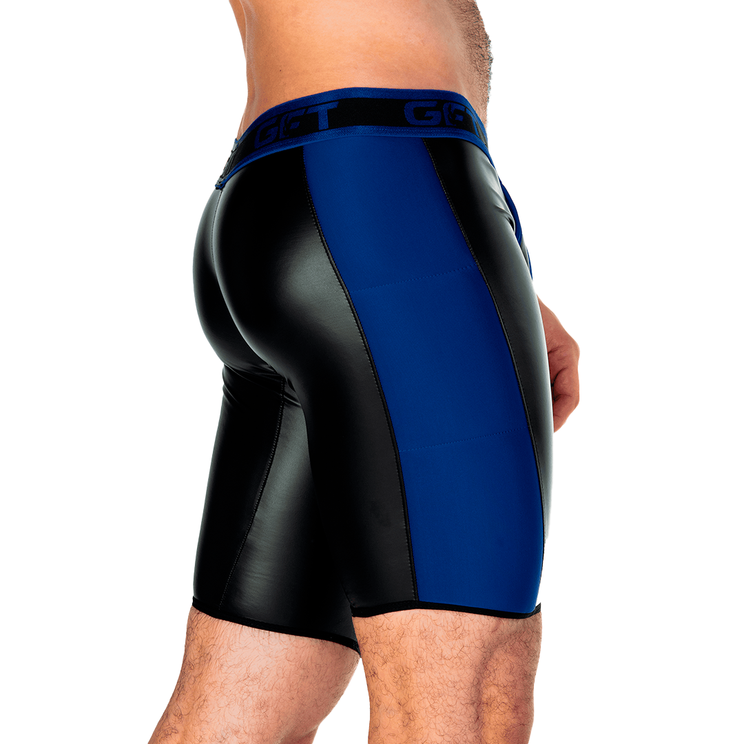 2 Fetiche Blue Trunk Long vista frontal de Gigo Underwear
