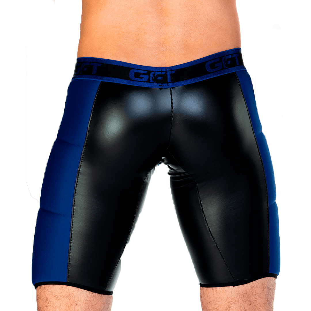 2 FETICHE BLUE TRUNK LONG - Gigo Underwear Colombia