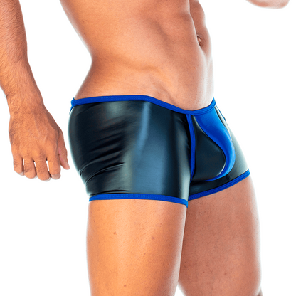 2 Fetiche Blue Trunk vista frontal de Gigo Underwear
