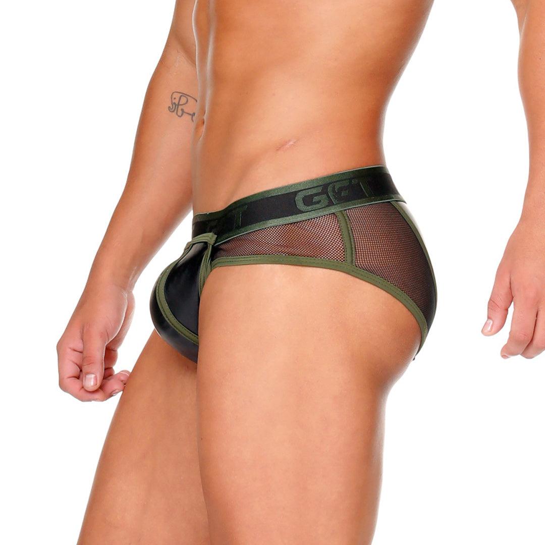 FETISH GREEN BRIEF - Gigo Underwear Colombia