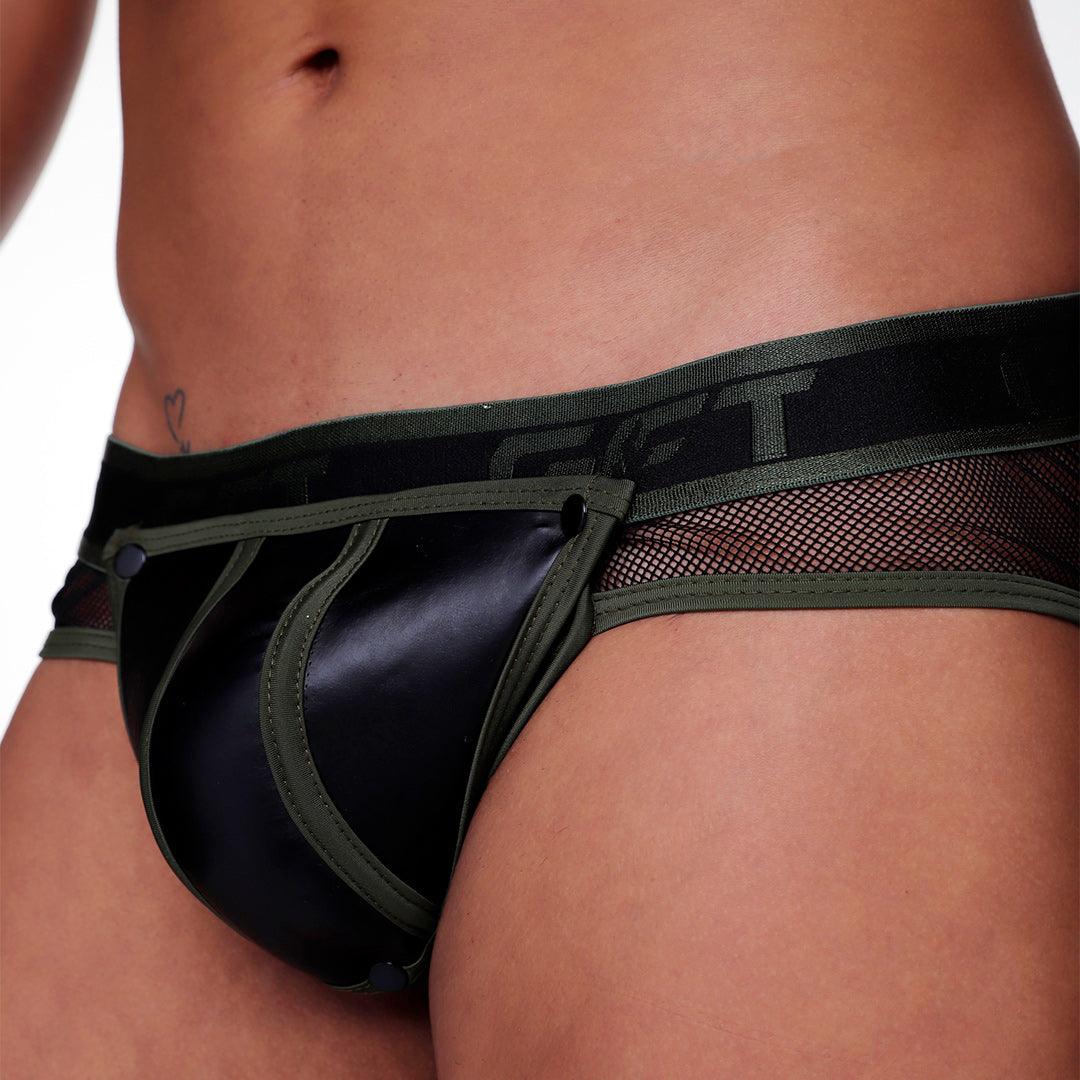 FETISH GREEN BRIEF - Gigo Underwear Colombia