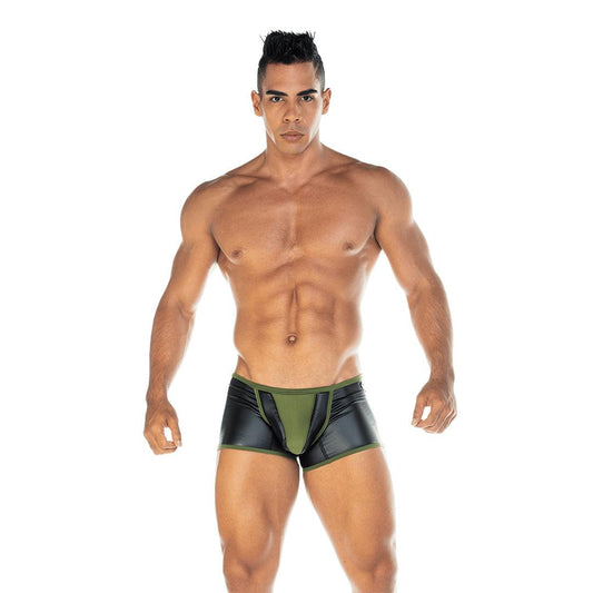 2 FETICHE GREEN TRUNK - Gigo Underwear Colombia