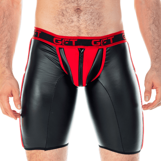 2 FETICHE RED ZIPPER TRUNK LONG - Gigo Underwear Colombia
