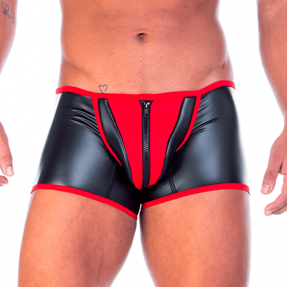 2 Fetiche Red Zipper Trunk de Gigo Underwear