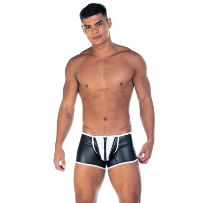 2 Fetiche White Zipper Trunk de Gigo Underwear