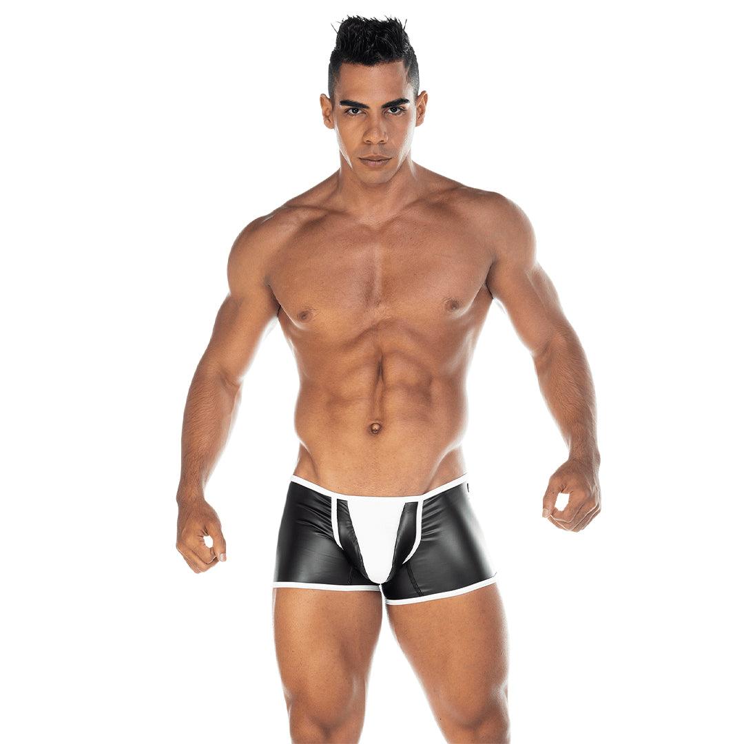2 FETICHE WHITE TRUNK - Gigo Underwear Colombia