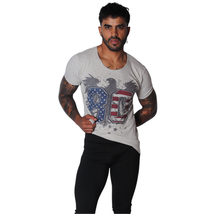 80 Tshirt en modelo de Gigo Underwear