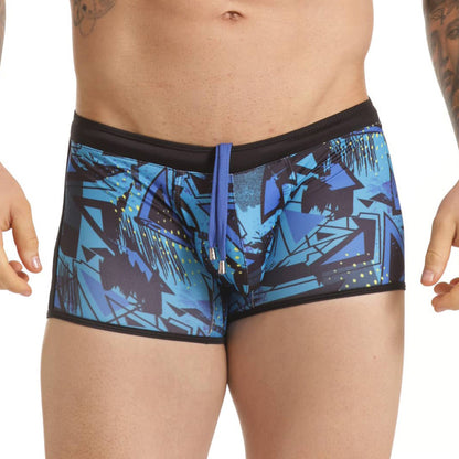 Abstract Swim Trunk vista frontal de Gigo Underwear