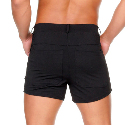 African Black Sexyshort vista frontal de Gigo Underwear