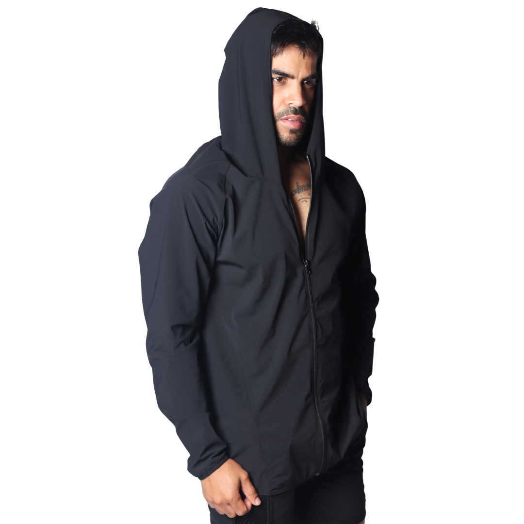 Ambitious Black Jacket vista frontal de Gigo Underwear