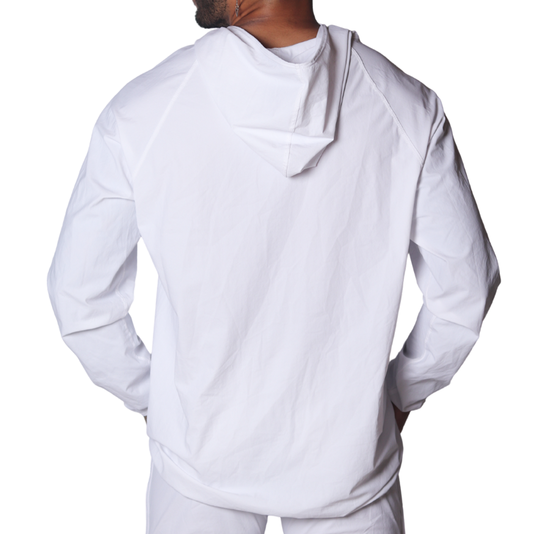 Ambitious White Jacket vista posterior de Gigo Underwear