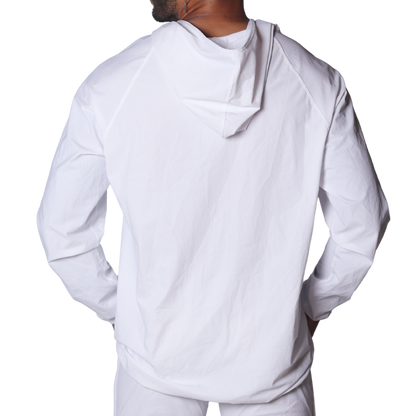 Ambitious White Jacket vista posterior de Gigo Underwear