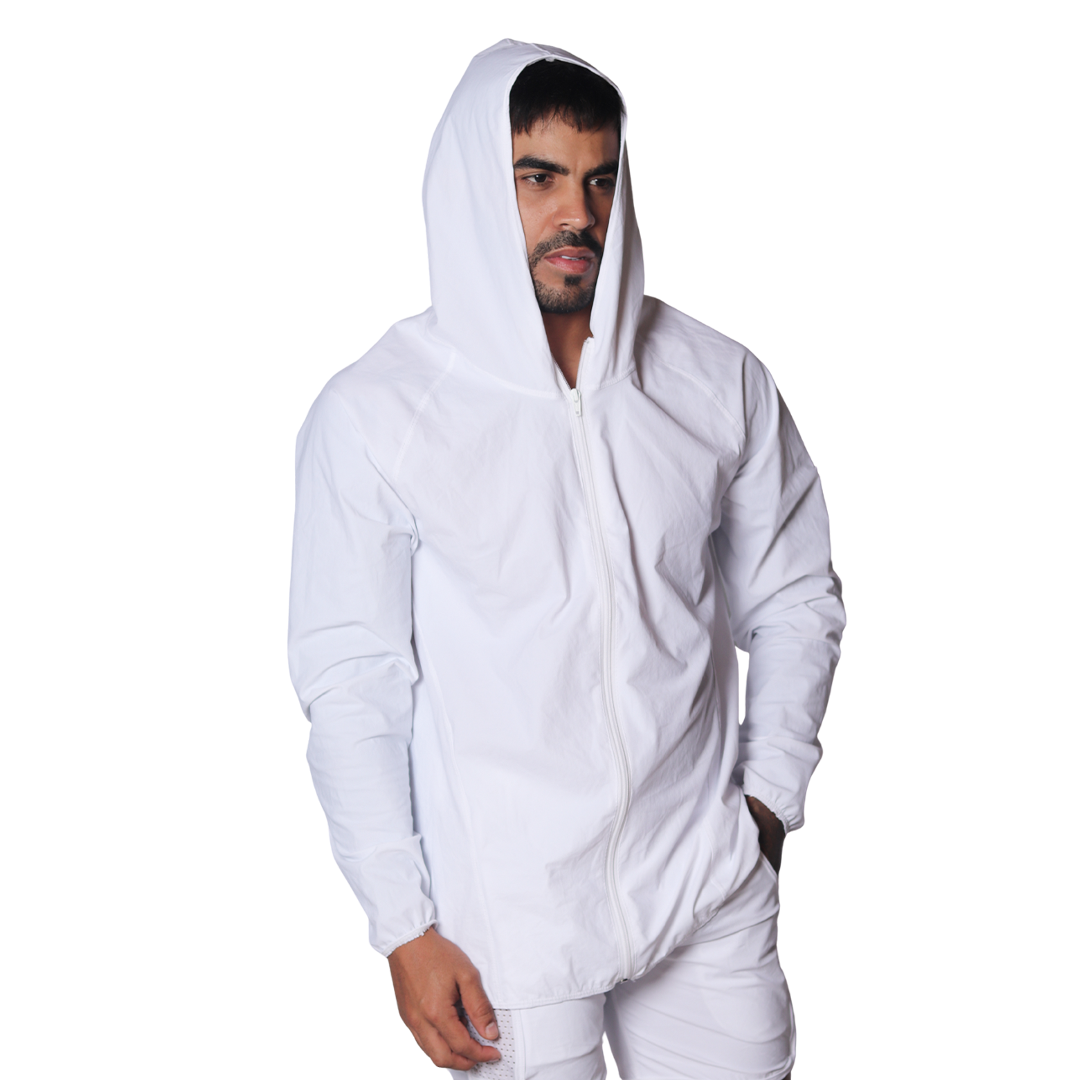 Ambitious White Jacket vista frontal de Gigo Underwear
