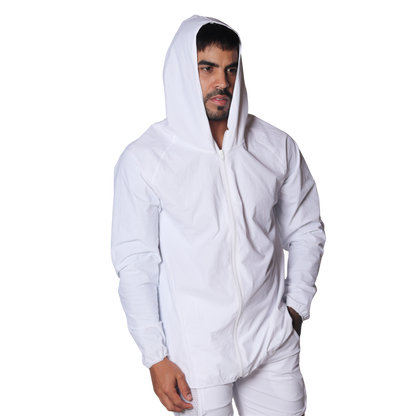 Ambitious White Jacket vista frontal de Gigo Underwear