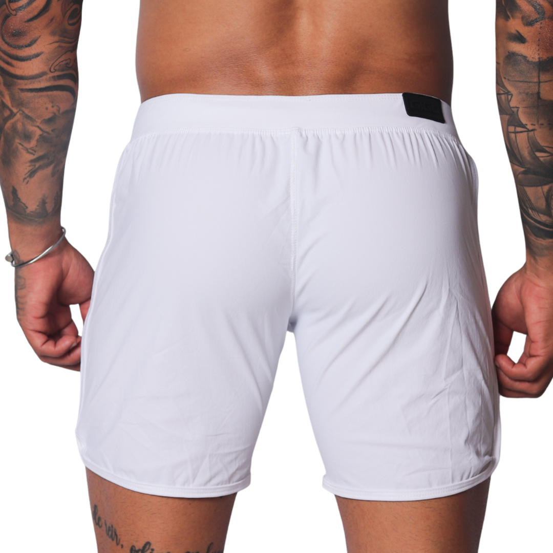 Ambitious White Short vista posterior de Gigo Underwear