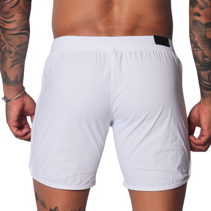 Ambitious White Short vista posterior de Gigo Underwear