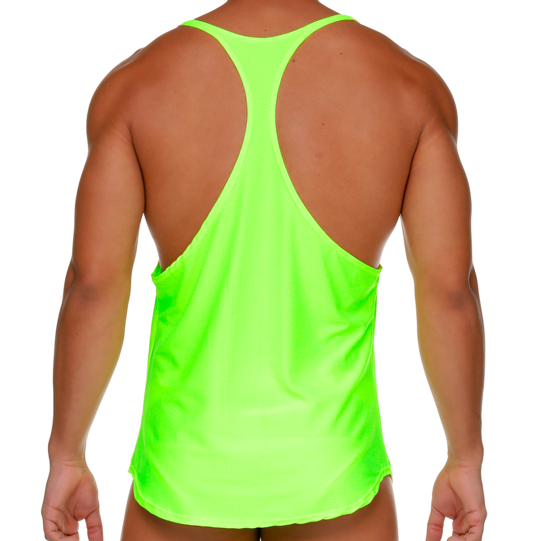 Arab Yellow Tank vista frontal de Gigo Underwear