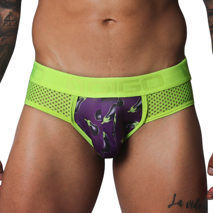 Aubergine Brief de Gigo Underwear