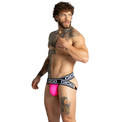 Audacy Fuchsia Jock vista posterior de Gigo Underwear