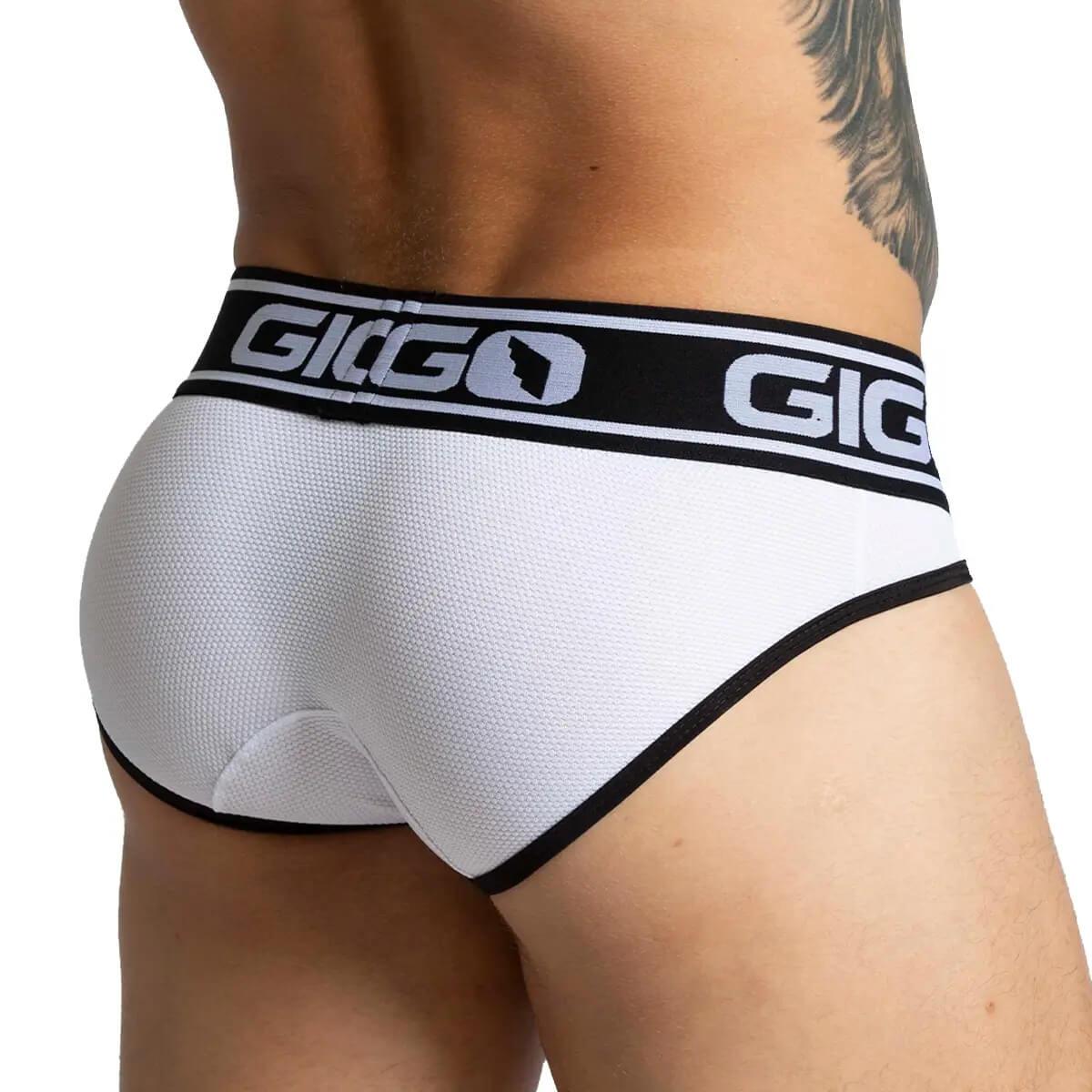 AUDACY WHITE BRIEF - Gigo Underwear Colombia