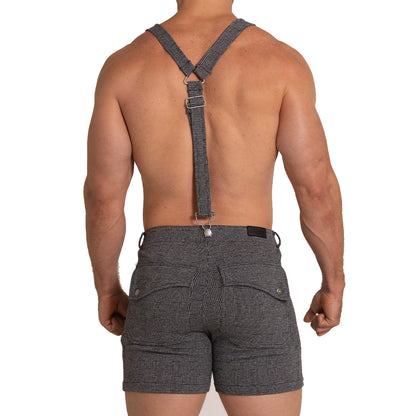 Aventurer Black Square Short vista posterior de Gigo Underwear
