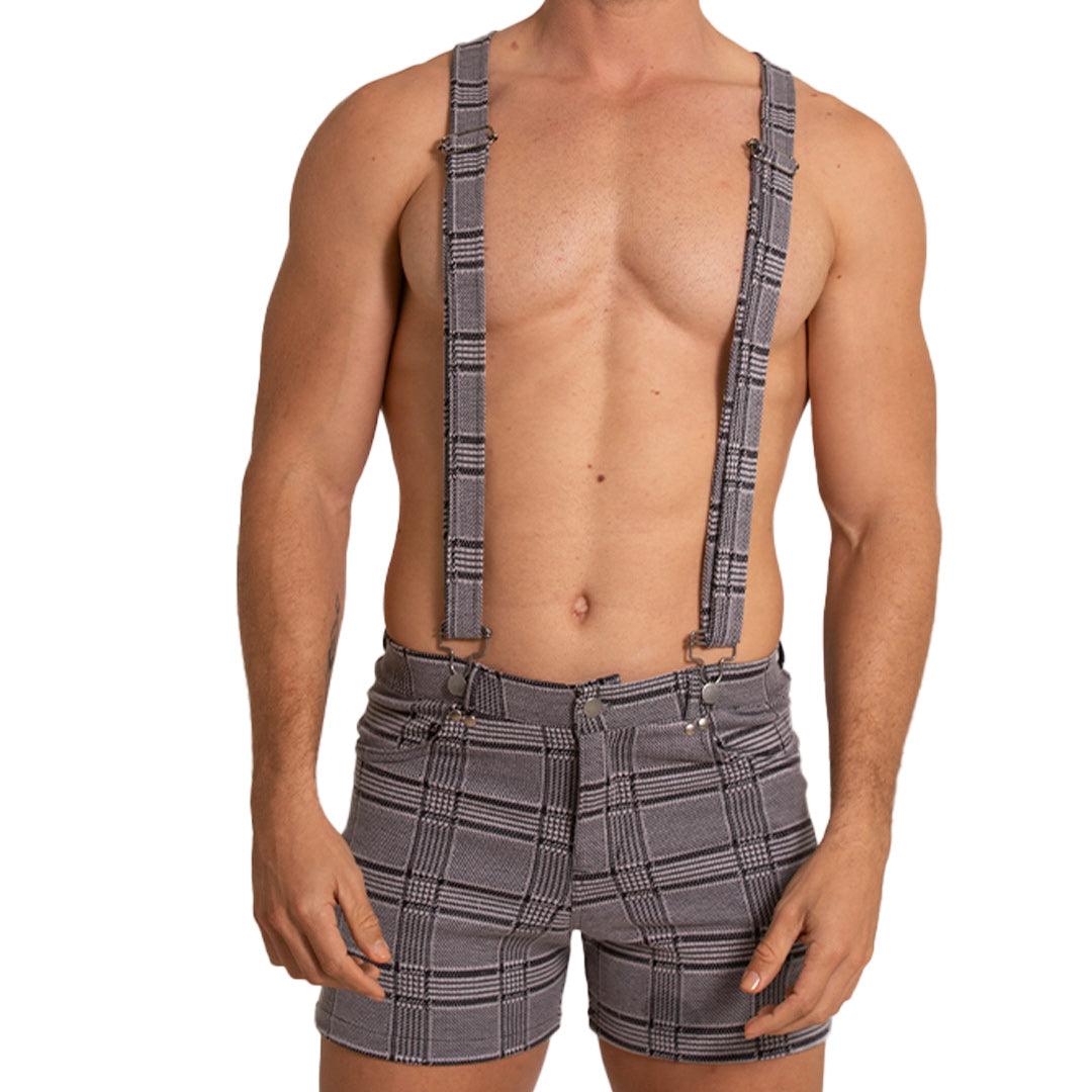 AVENTURER GRAY SQUARE SHORT - Gigo Underwear Colombia