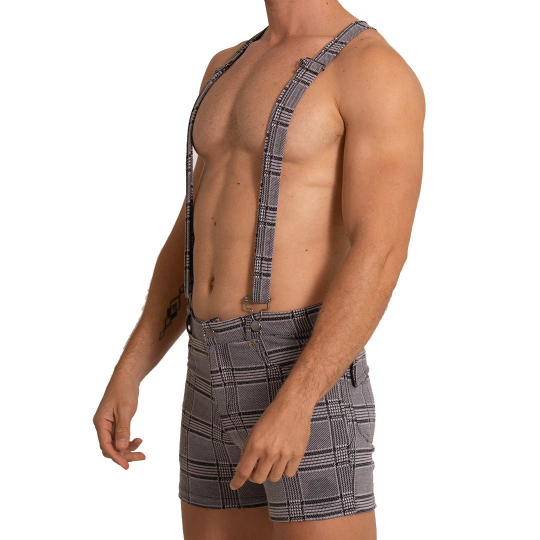 Aventurer Gray Square Short vista frontal de Gigo Underwear