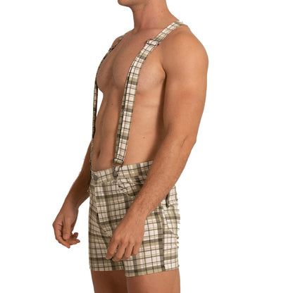 Aventurer Green Square Short vista frontal de Gigo Underwear