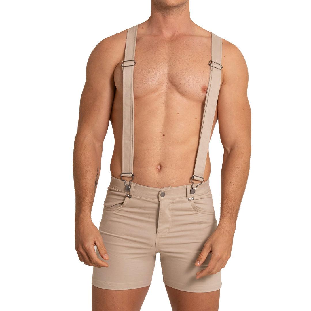 AVENTURER KHAKI SHORT - Pantaloneta corta caqui para hombres