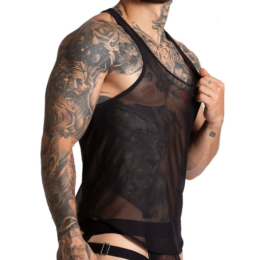 Bahia Black Tank de Gigo Underwear