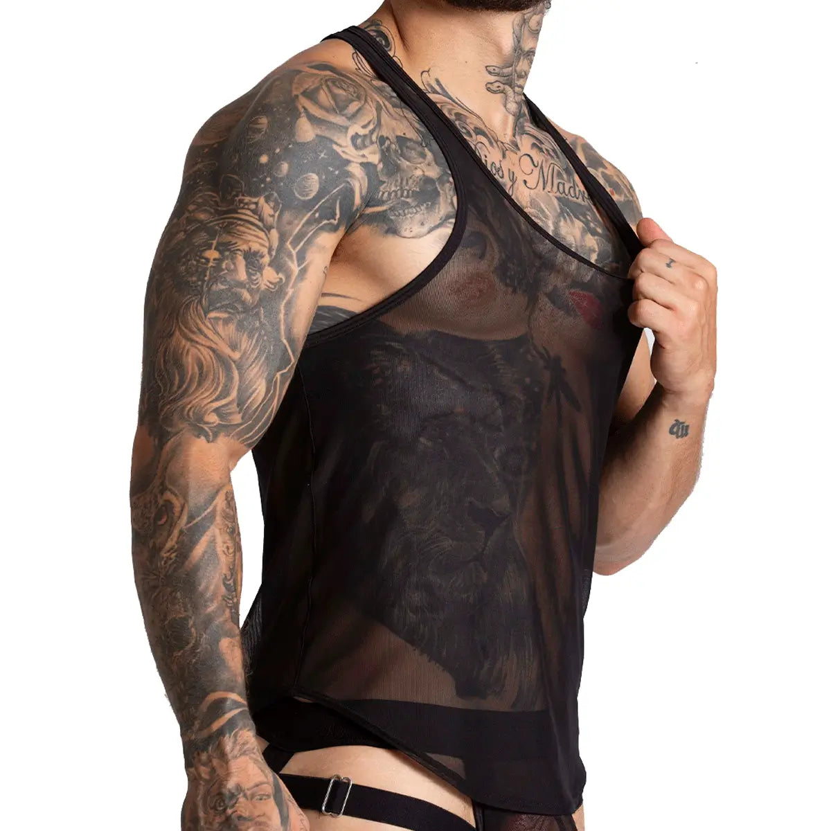 BAHIA BLACK TANK - Gigo Underwear Colombia