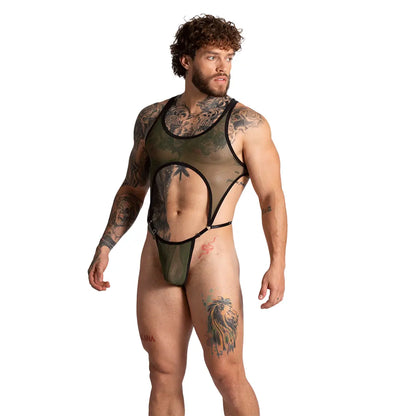 Bahia Green Body vista posterior de Gigo Underwear