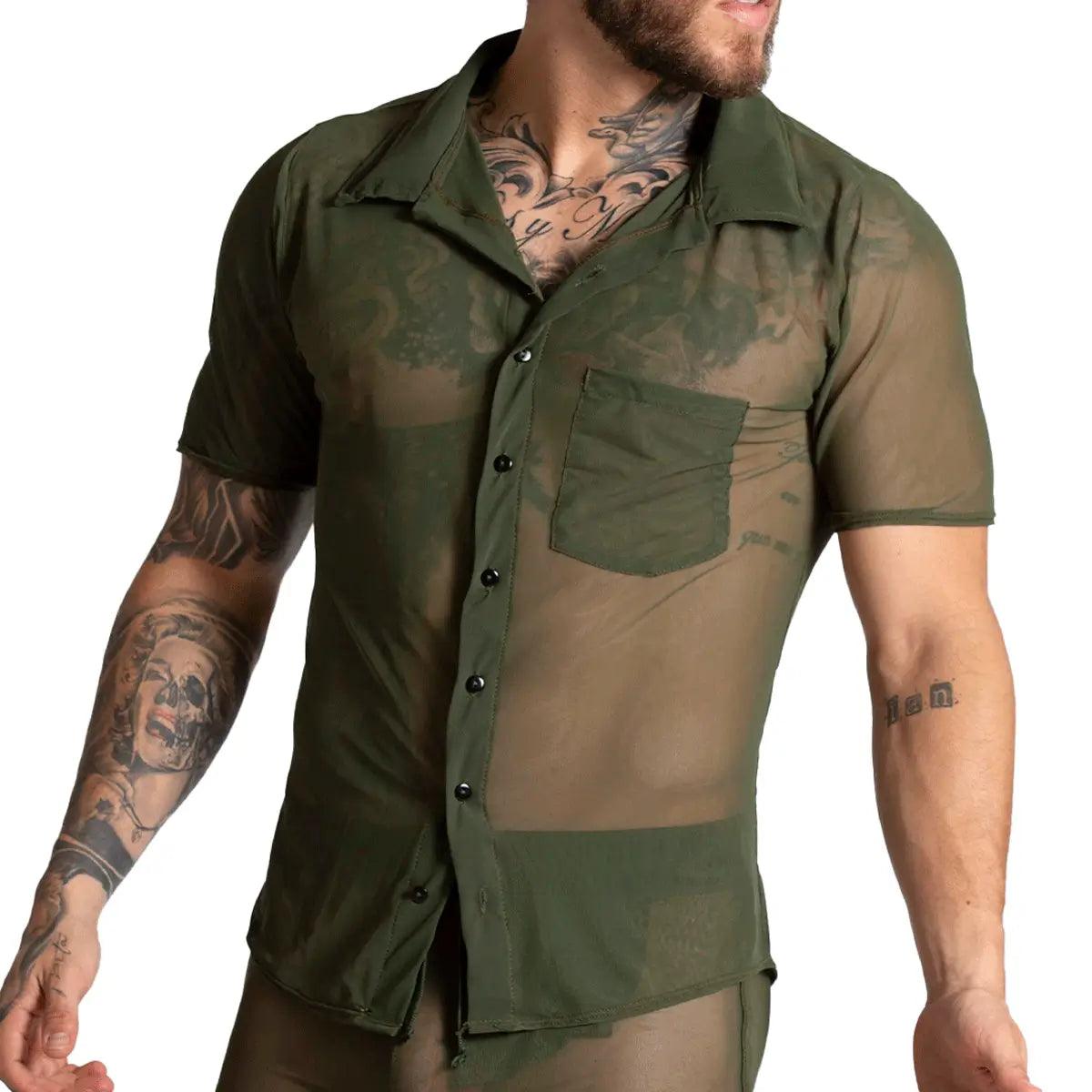 BAHIA GREEN SHIRT - Gigo Underwear Colombia