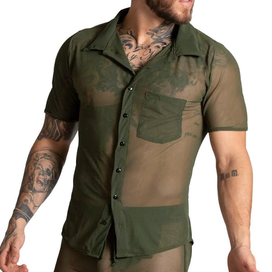 BAHIA GREEN SHIRT - Gigo Underwear Colombia