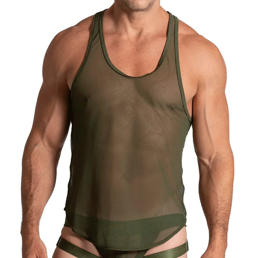 BAHIA GREEN TANK - Gigo Underwear Colombia