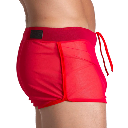 Bahia Red Hotshort vista frontal de Gigo Underwear